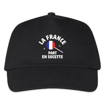 Frankreich war früher besser, Französisch - Kinder Basecap - Schwarz - Vorne