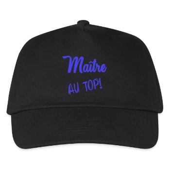 MEISTER. MEISTER. HUMOR - Kinder Basecap - Schwarz - Vorne