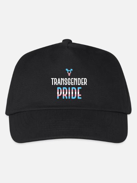 LGBTQ Pride Monat - Transgender Pride - Kinder Basecap - Schwarz