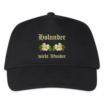 Elderberry works wonders - Kids’ Baseball Cap - black - Front