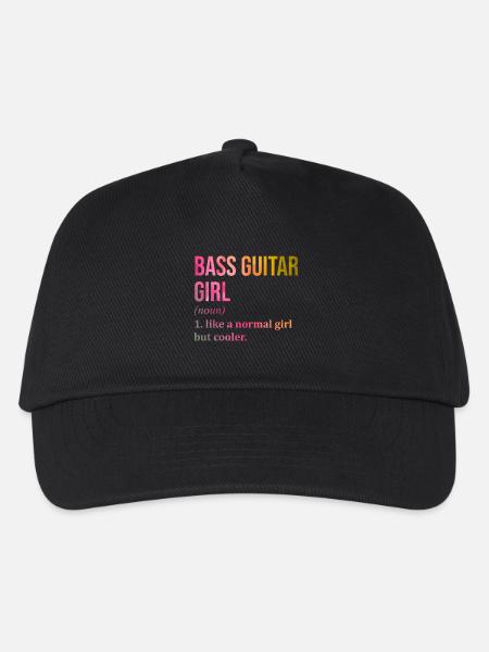 Bass Bass Bass - Kinder Basecap - Schwarz