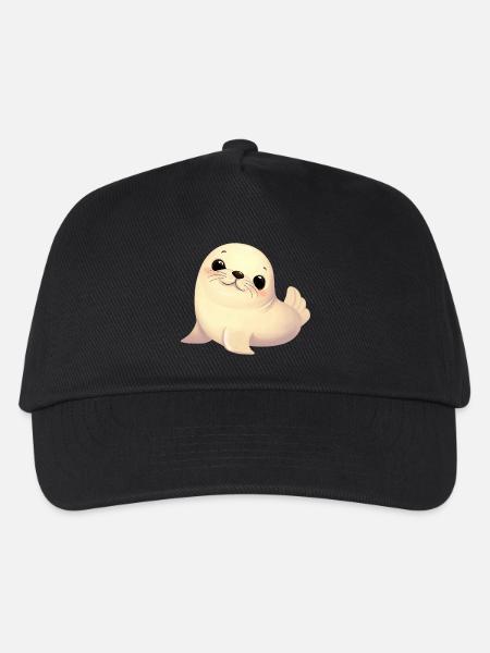 Phoque - Casquette de baseball Enfant - noir