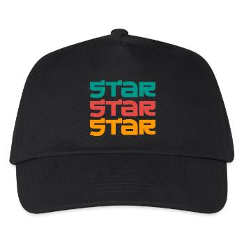 Superstar Star, Starlets und Stars - Kinder Basecap - Schwarz - Vorne