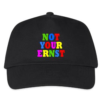 Not your ernst - Kinder Basecap - Schwarz - Vorne