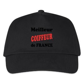 Best HAIRDRESSER in France - Kids’ Baseball Cap - black - Front