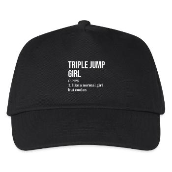 Triple Jump Triple Jump Triple Jump - Kids’ Baseball Cap - black - Front