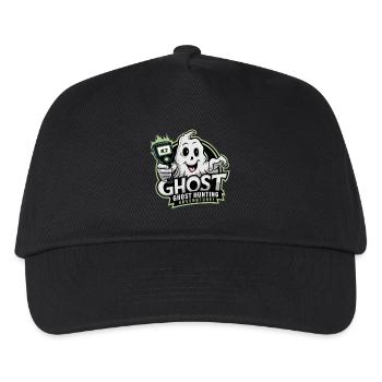 Lustiges Ghosthunterdesign - Kinder Basecap - Schwarz - Vorne