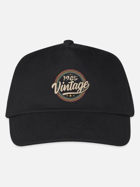 1985 Vintage 1985 Birthday Gift - Retro Style 1985 - Casquette de baseball Enfant - noir