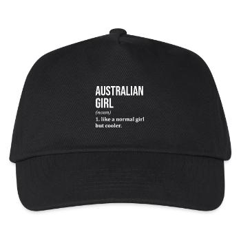 Australia - Kids’ Baseball Cap - black - Front