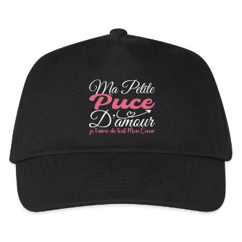 Liebeschip-Geschenk, bester Chip, ich liebe dich - Kinder Basecap - Schwarz - Vorne