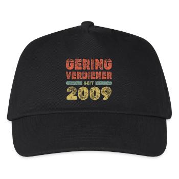 2009 - Kids’ Baseball Cap - black - Front