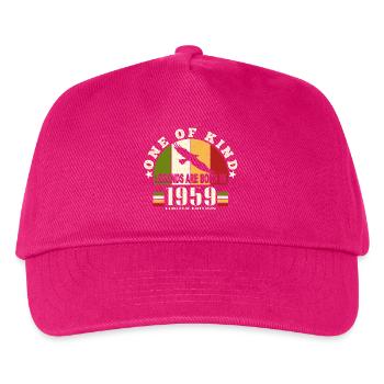 Legend Born 1959 Birthday 65 Years - Kids’ Baseball Cap - fuchsia - Front