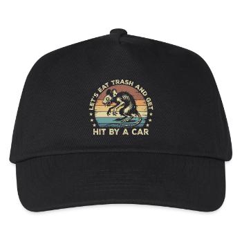 Let's Eat Trash and Get Hit By A Car - Possum - Casquette de baseball Enfant - noir - Devant