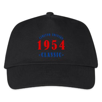 1954 Naissance - Casquette de baseball Enfant - noir - Devant