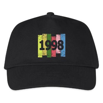1998 - Kinder Basecap - Schwarz - Vorne