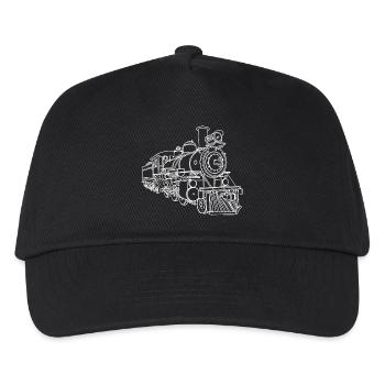 Railway Sketch - Kids’ Baseball Cap - black - Front