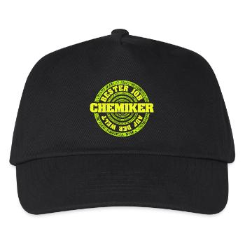 Geschenk für Chemiker - Kinder Basecap - Schwarz - Vorne