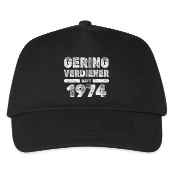 1974 - Kids’ Baseball Cap - black - Front