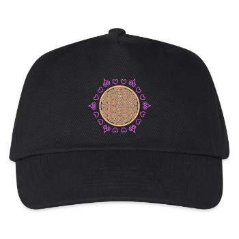 Flower of Life - Kids’ Baseball Cap - black - Front