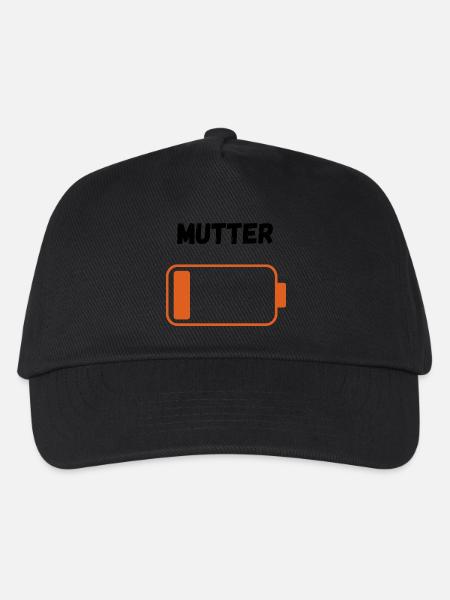 Mutter auf Reserve - Kinder Basecap - Schwarz