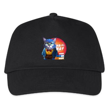 Professor Kritikat logo - Kids’ Baseball Cap - black - Front