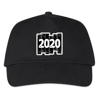 Year 2020 - Kids’ Baseball Cap - black - Front