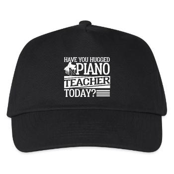 Piano Teacher Hugged Piano Teacher - Kids’ Baseball Cap - black - Front