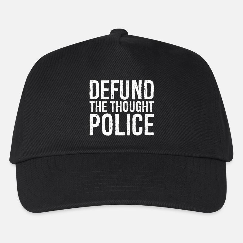 Deft die Gedankenpolizei - Kinder Basecap - Schwarz