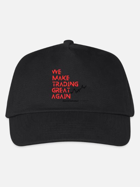 Make trading Great - Kinder Basecap - Schwarz