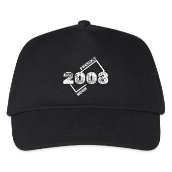 2008 2008 - Kinder Basecap - Schwarz - Vorne