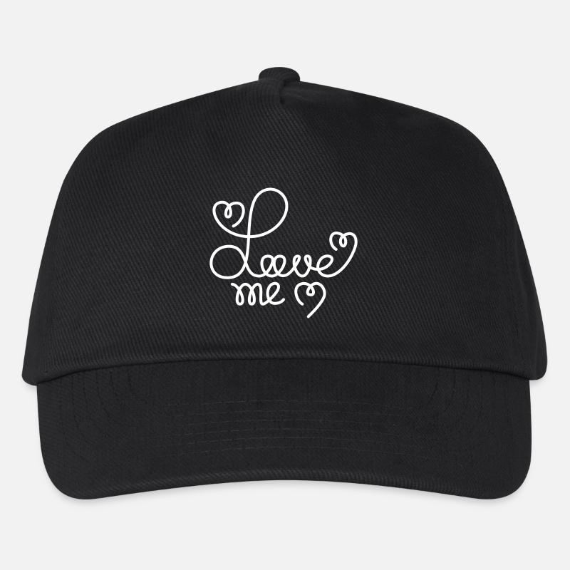 Love Me - Kids’ Baseball Cap - black