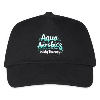 Aqua Aerobic Ist Meine Therapie - Kinder Basecap - Schwarz - Vorne