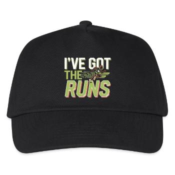 I've Got The Runs 4 - Kinder Basecap - Schwarz - Vorne