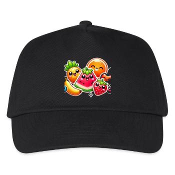 Colorful Fruit Party Style - Kids’ Baseball Cap - black - Front