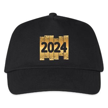 2024 - Kinder Basecap - Schwarz - Vorne