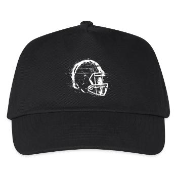 American Football Helmet - Kids’ Baseball Cap - black - Front