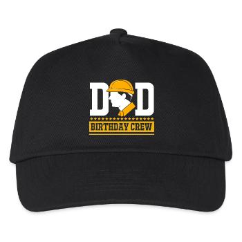 Children's birthday party construction site - Kids’ Baseball Cap - black - Front
