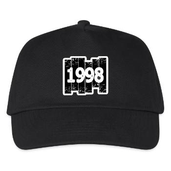 1998 - Kinder Basecap - Schwarz - Vorne