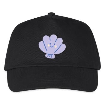 Ocean Shell - Kids’ Baseball Cap - black - Front