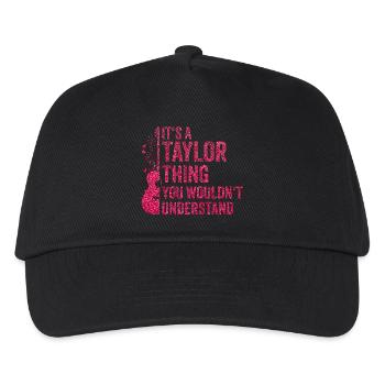 taylor thing 2 haha omg i hate the - Kids’ Baseball Cap - black - Front