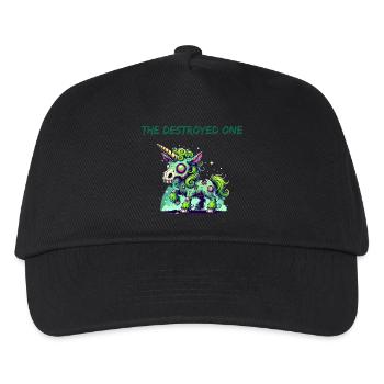 Zombie Einhorn - Kinder Basecap - Schwarz - Vorne