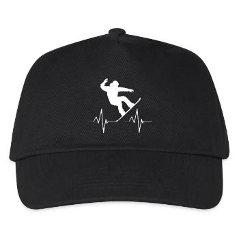 Snowboard Snowboarding Snowboard Holidays Snowboarders - Kids’ Baseball Cap - black - Front
