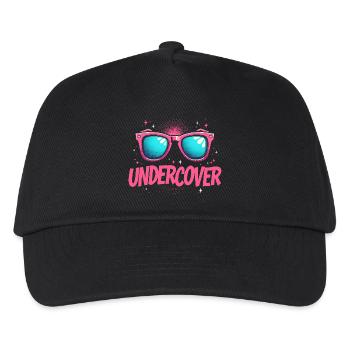 Undercover Speech - Sonnenbrille Design - Kinder Basecap - Schwarz - Vorne