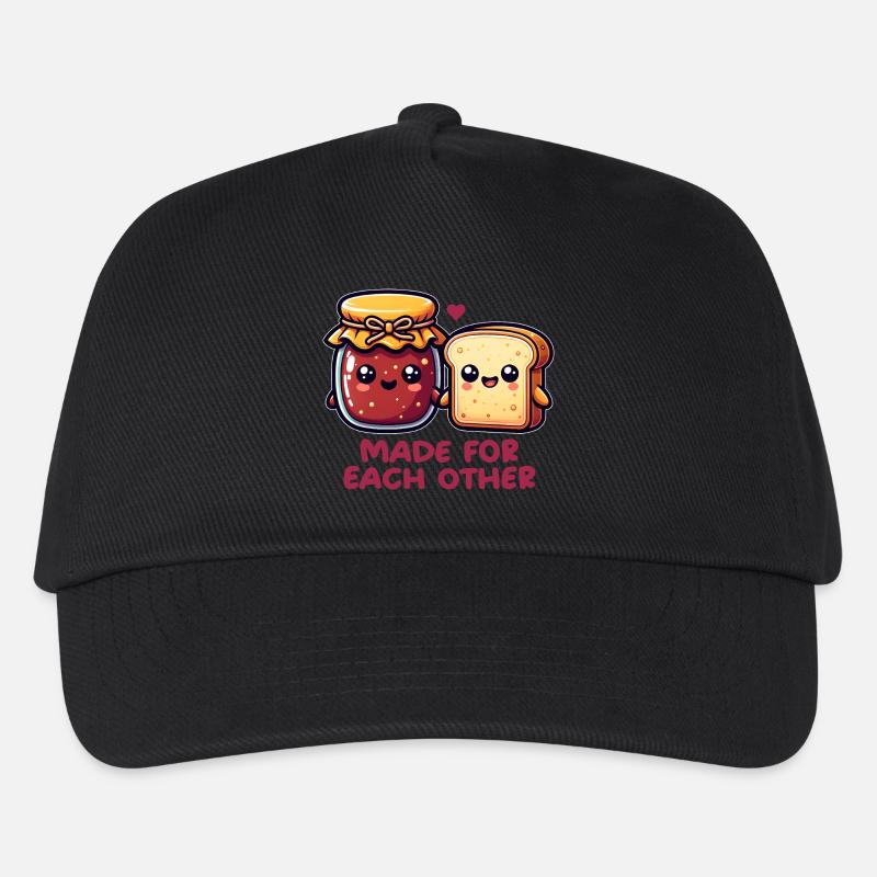 Brot und Marmelade - Kinder Basecap - Schwarz