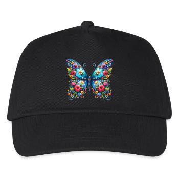 Butterfly - Kids’ Baseball Cap - black - Front
