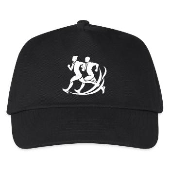Jogger Skizze - Kinder Basecap - Schwarz - Vorne