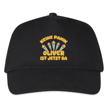 Oliver as a first name - Kids’ Baseball Cap - black - Front