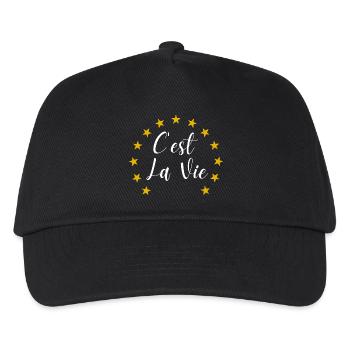 C'est La Vie Eurovision Song Contest 2025 - Kinder Basecap - Schwarz - Vorne