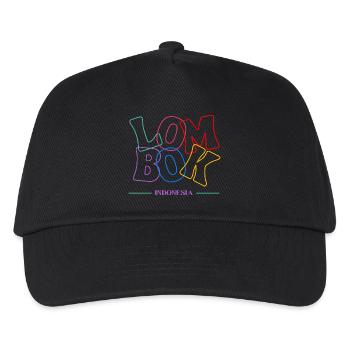 Lombok Indonesia - Kids’ Baseball Cap - black - Front