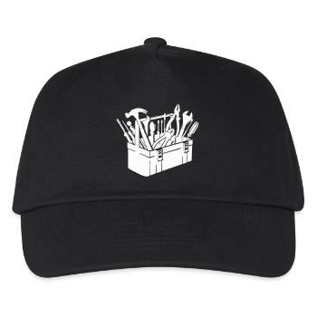 Tool Toolbox - Kids’ Baseball Cap - black - Front